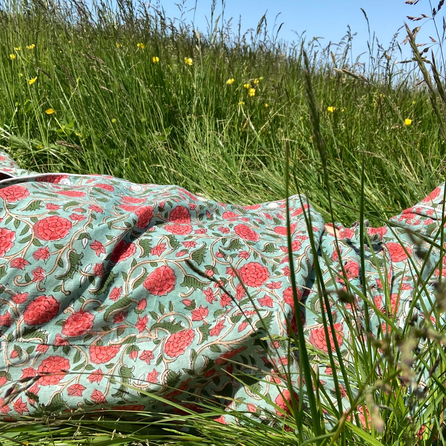 Pyjama Kort Roze Pioen