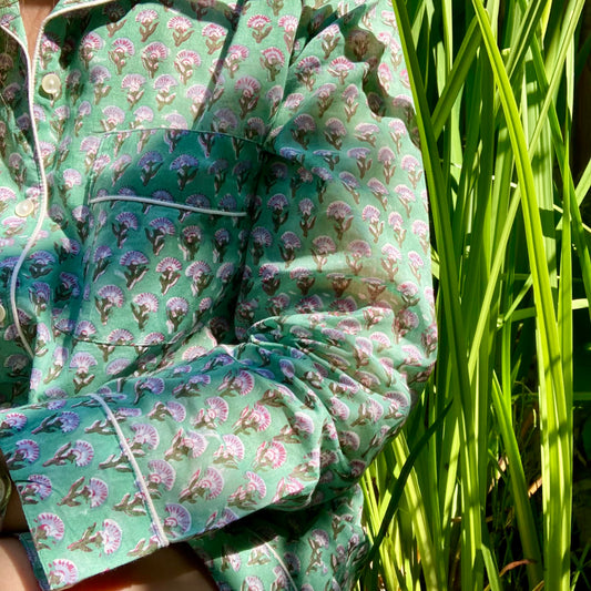 Pyjama Short Red Clovers