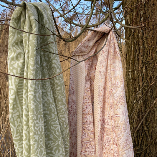 Sarongs Sereen Groen en Zand