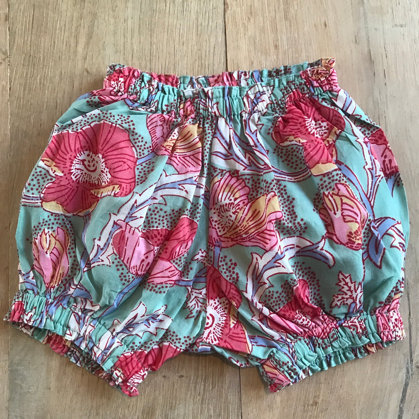 Baby Bloomers Roze Pioenrozen & Klaver