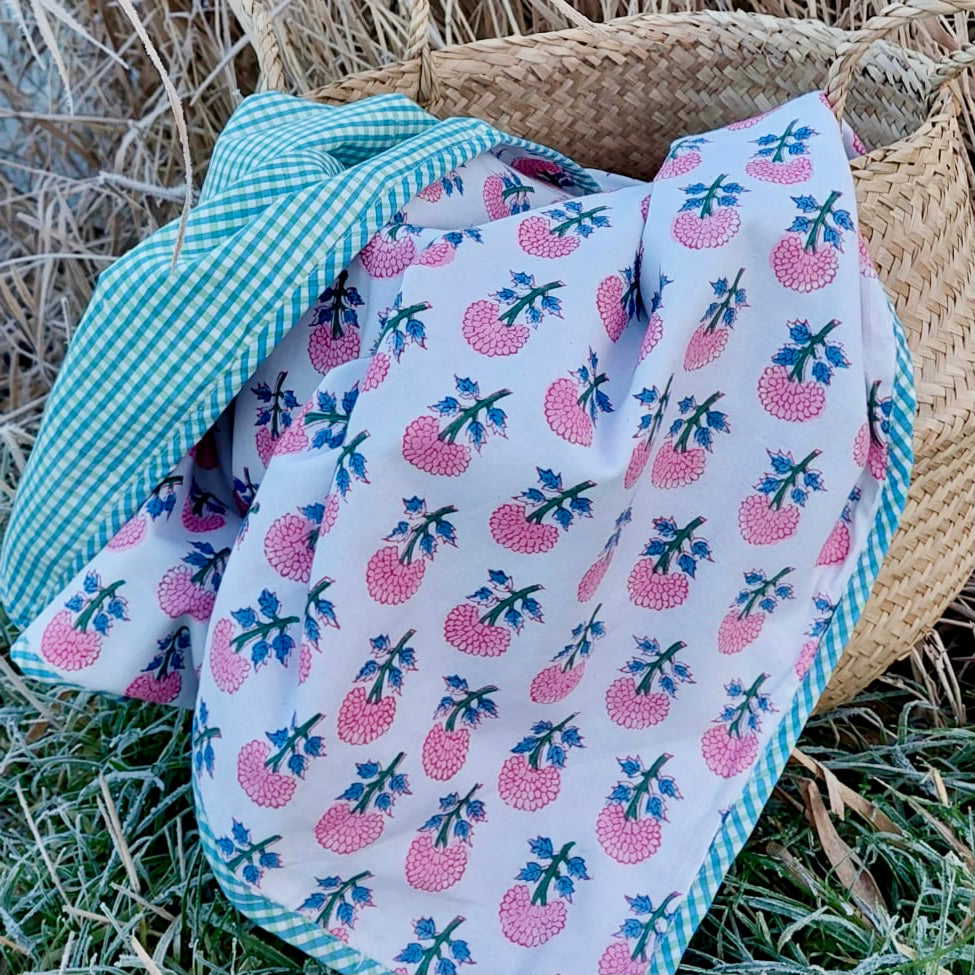 Babydeken Roze Goudsbloem