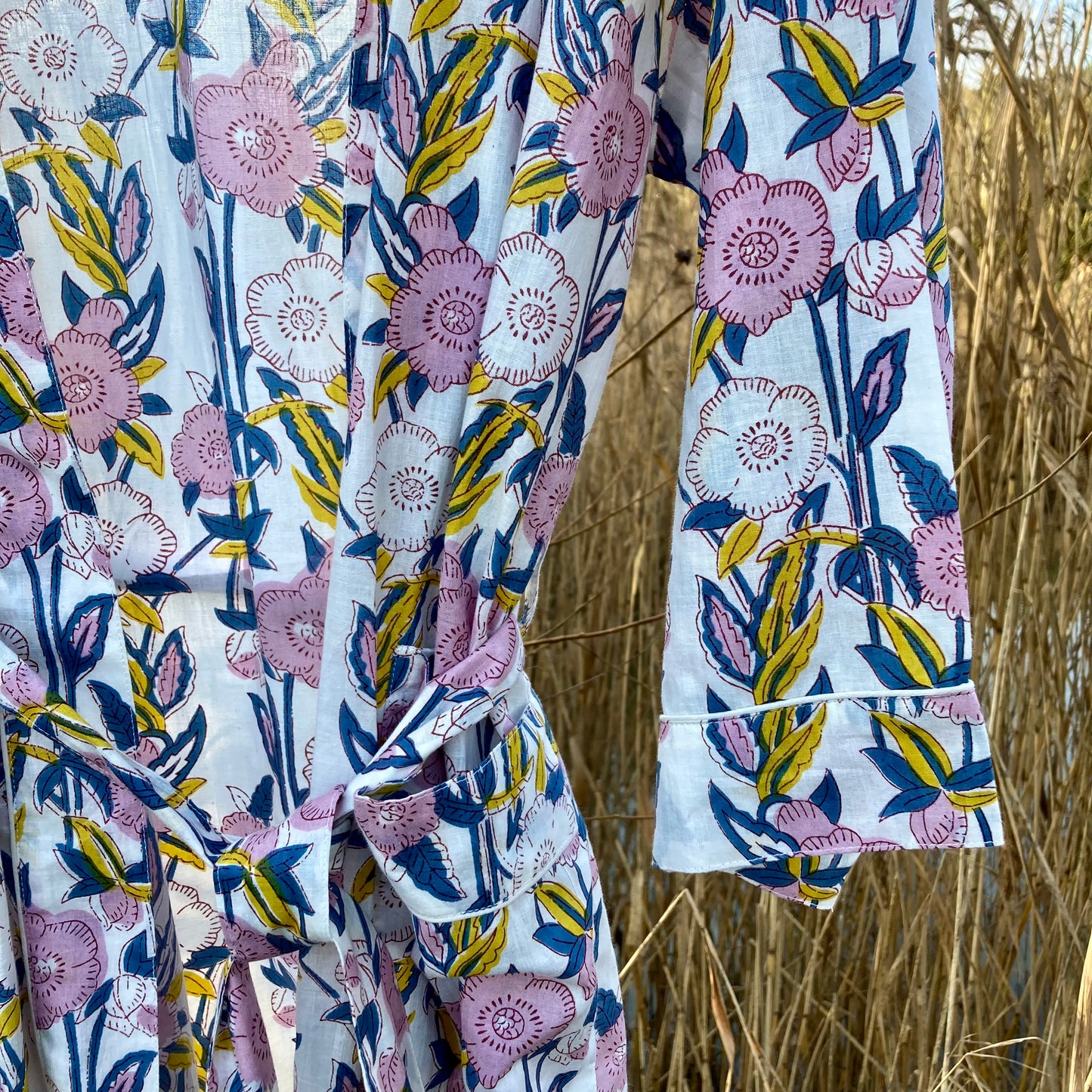 Kimono Roos & Witte Klaproos